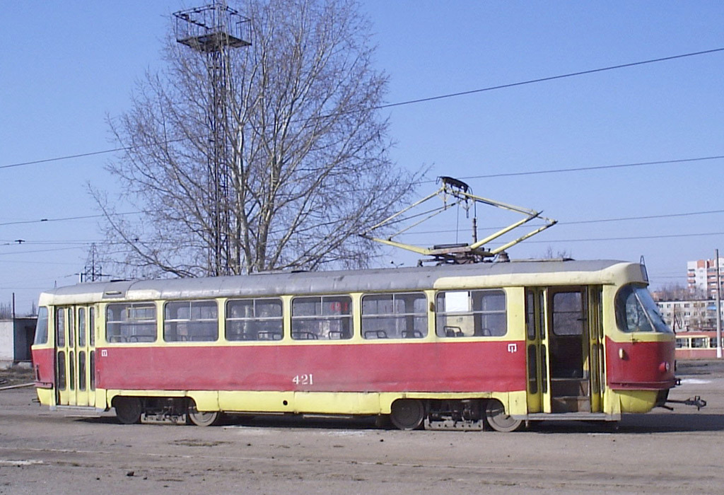 Курськ, Tatra T3SU (двухдверная) № 421