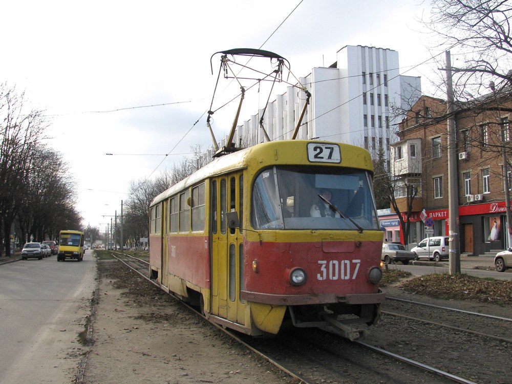 Харьков, Tatra T3SU № 3007