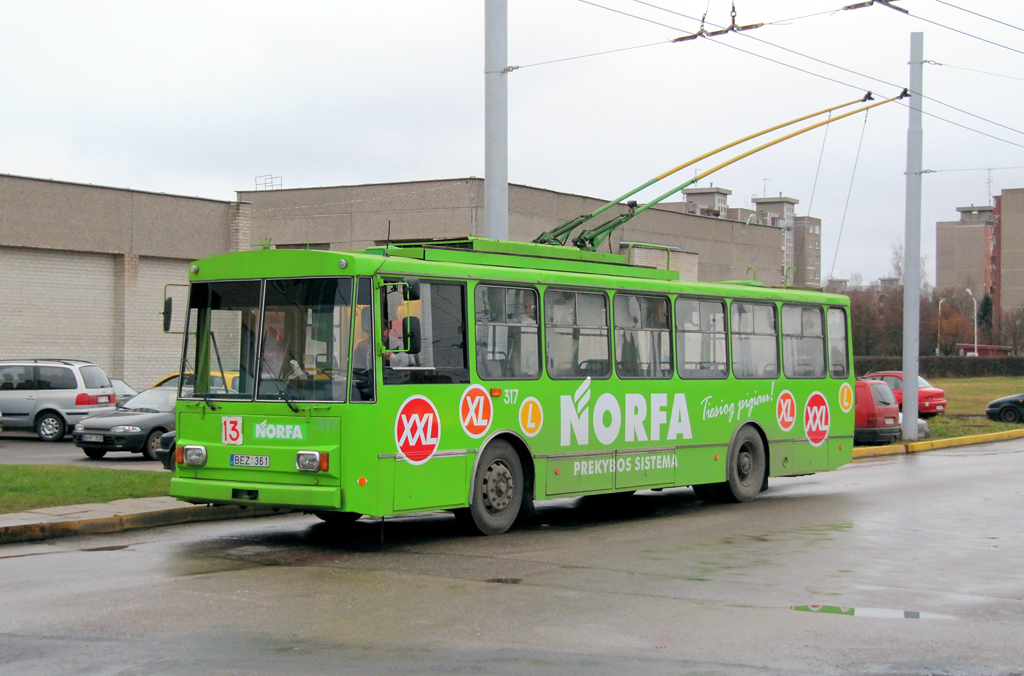 Каунас, Škoda 14Tr89/6 № 317