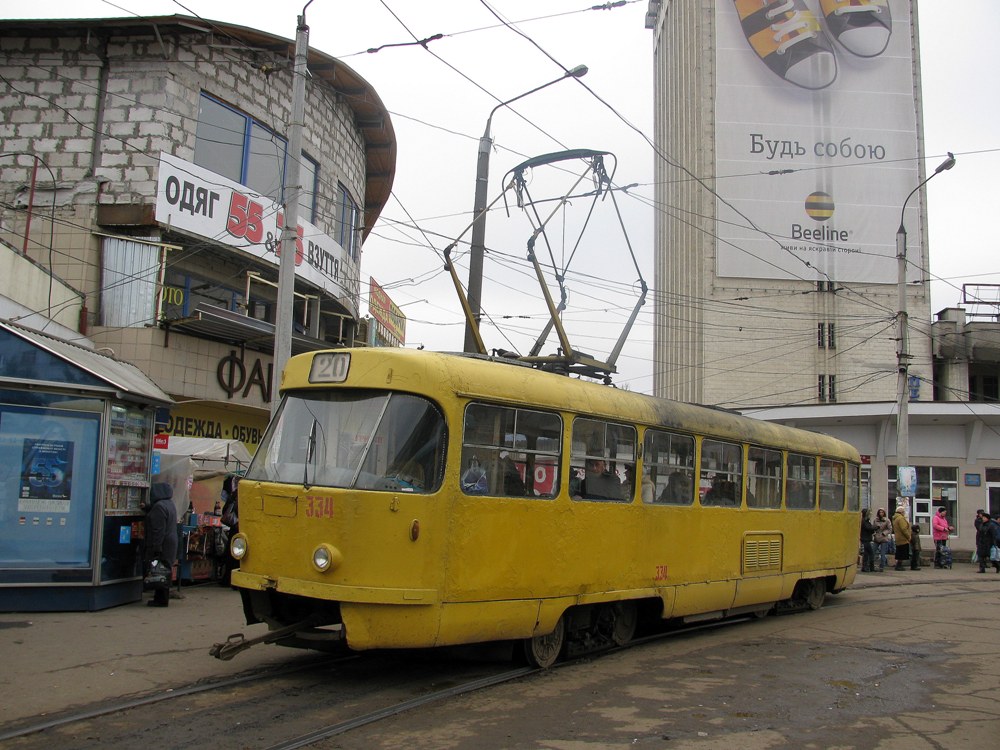 Харков, Tatra T3SU № 334