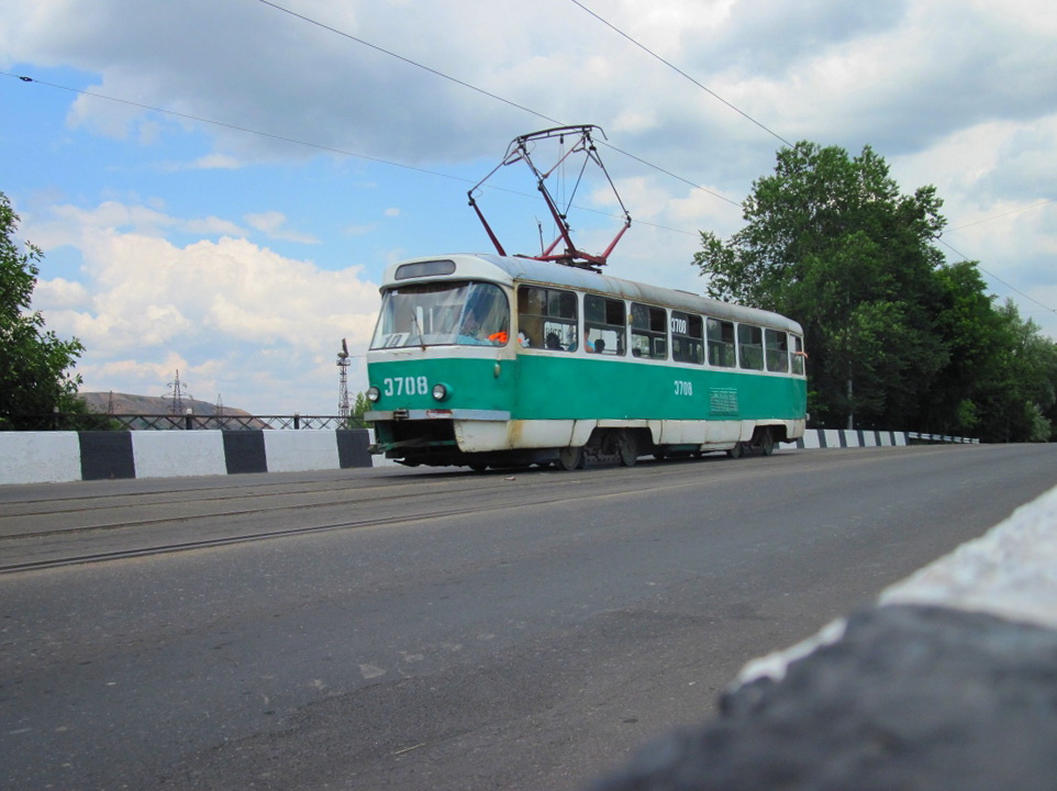 Донецк, Tatra T3SU (двухдверная) № 3708