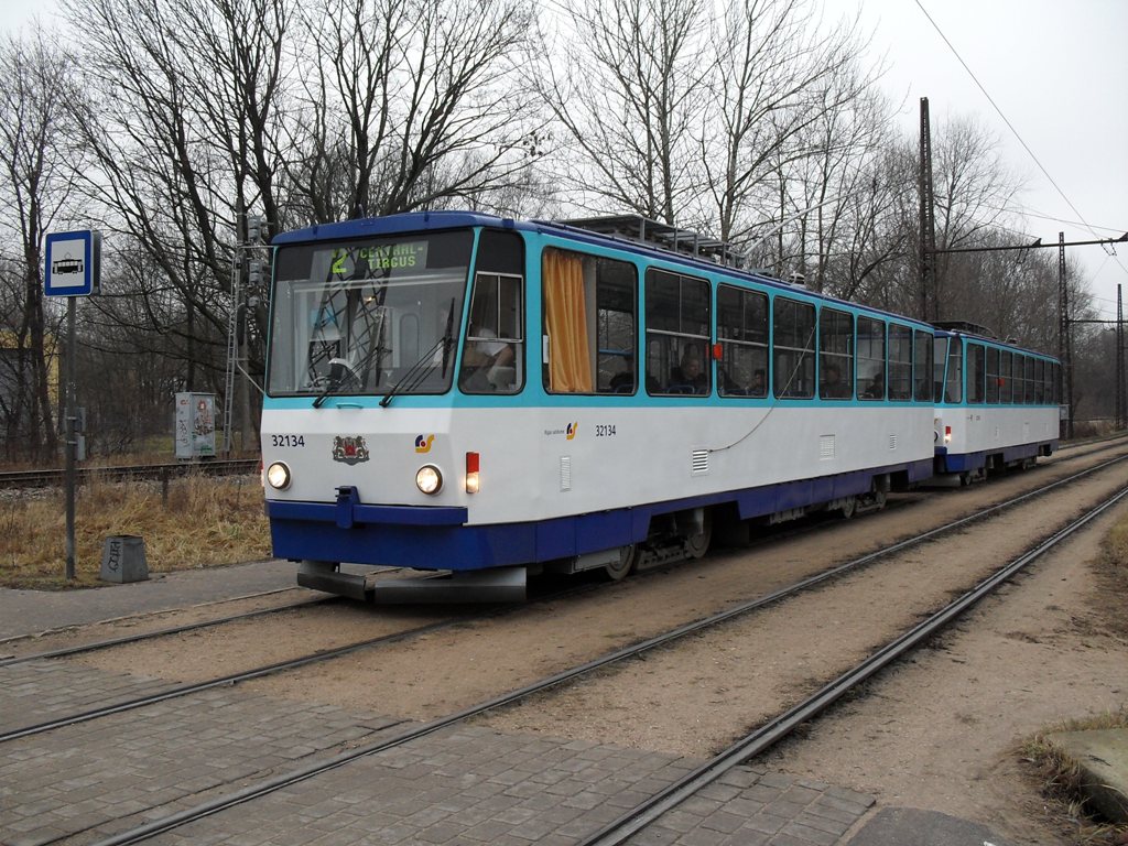 Рига, Tatra T6B5SU № 32134