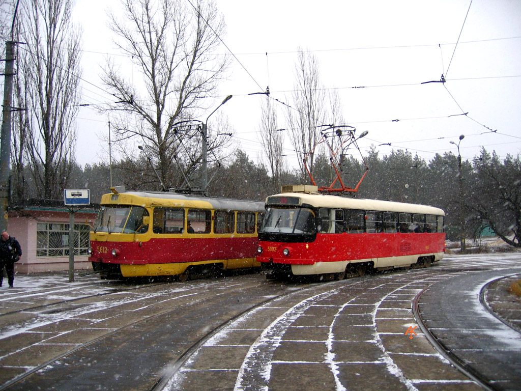 Киев, Tatra T3P № 5992; Киев — Покатушки 20.11.2004 на трамвае Tatra T3P Киев, Tatra T3P № 5992; Киев — Покатушки 20.11.2004 на трамвае Tatra T3P