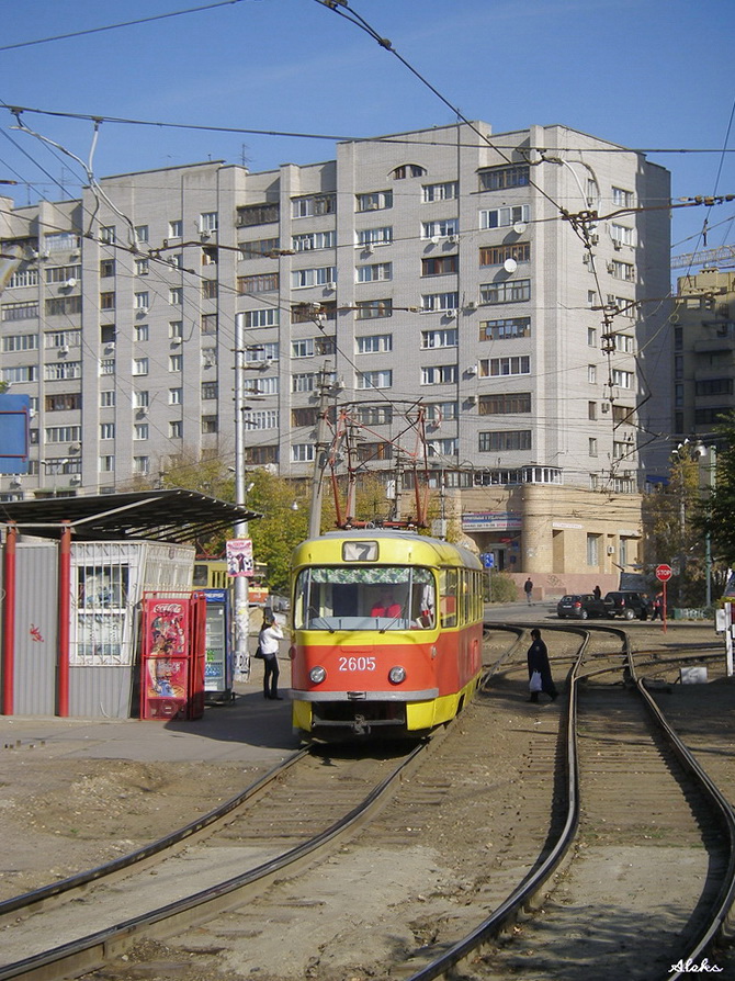 Волгоград, Tatra T3SU (двухдверная) № 2605
