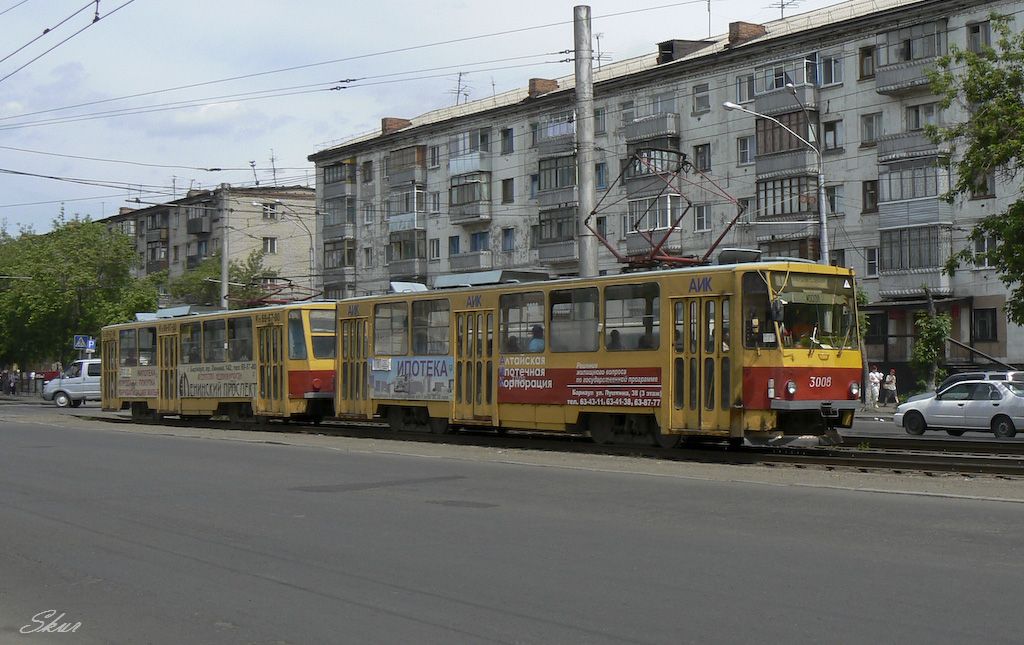 Барнаул, Tatra T6B5SU № 3008; Барнаул, Tatra T6B5SU № 3007