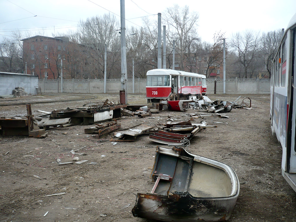 Самара, Tatra T3SU (двухдверная) № 731; Самара — Городское трамвайное депо