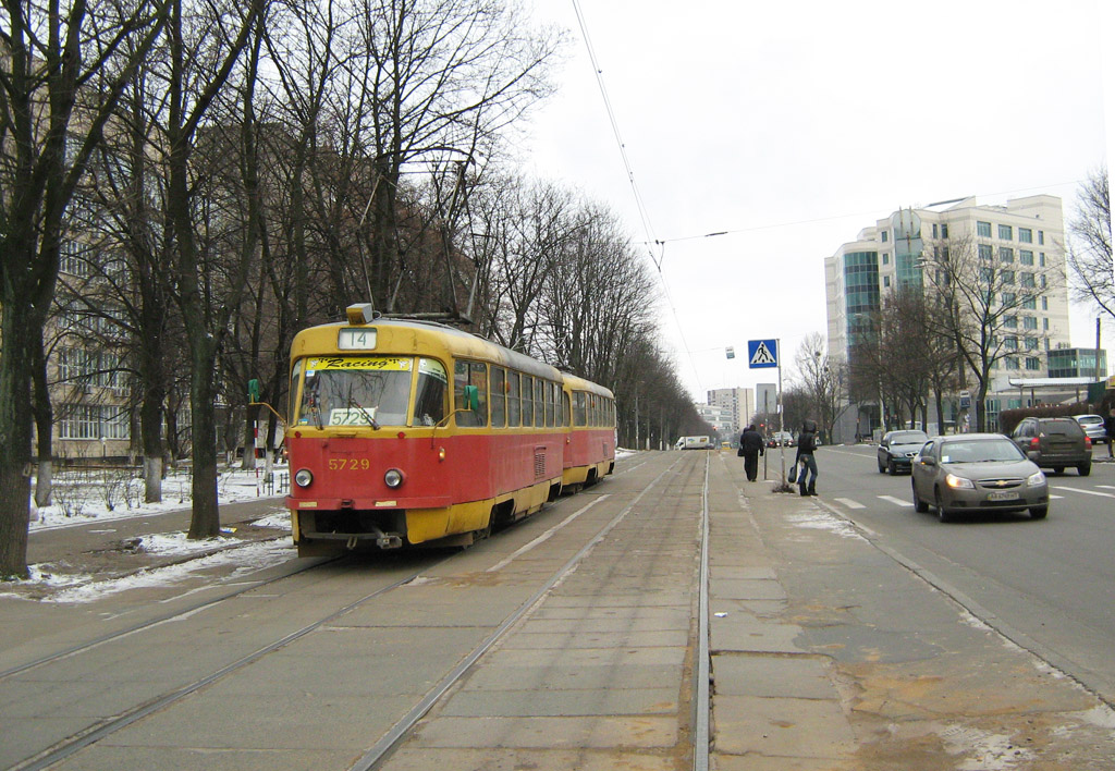 Киев, Tatra T3SU № 5729