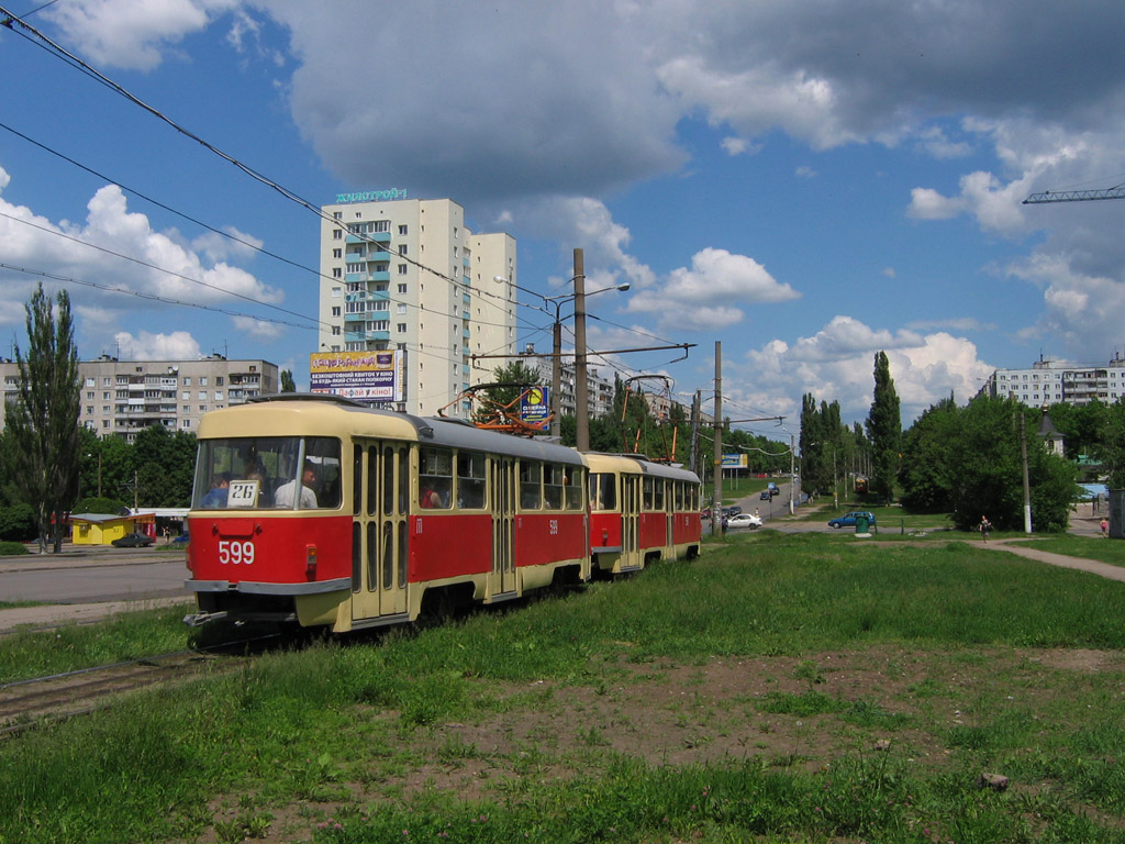 Харьков, Tatra T3SU № 599