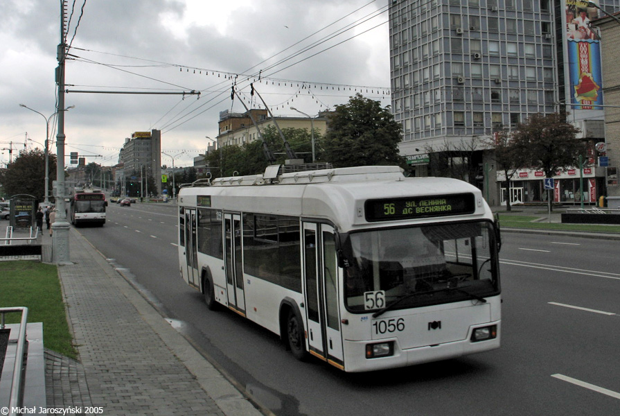 Minsk, BKM 32102 č. 1056; Minsk — Abandoned trolleybus lines