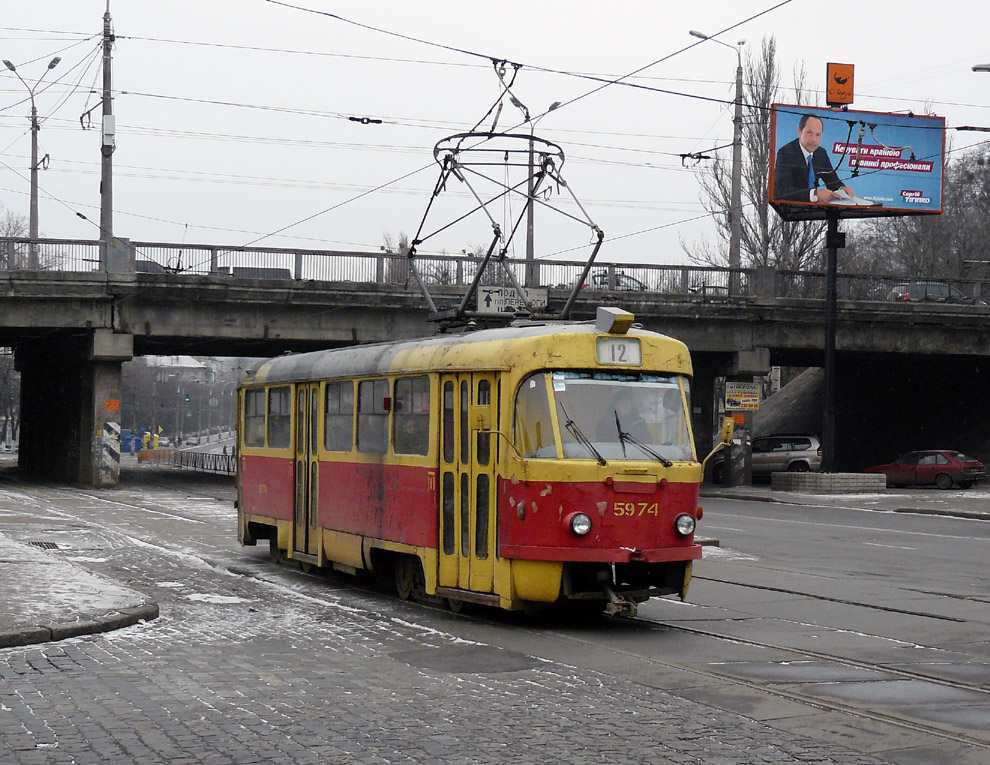 Киев, Tatra T3SU № 5974