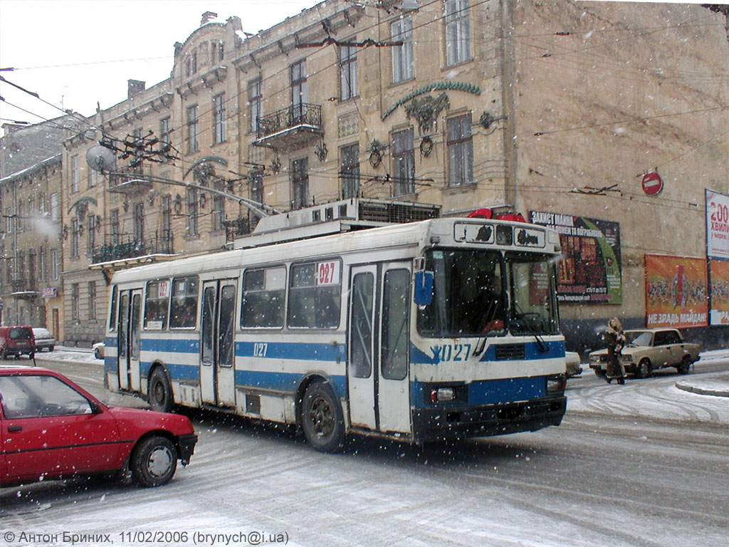 Львов, ЛАЗ-52522 № 027