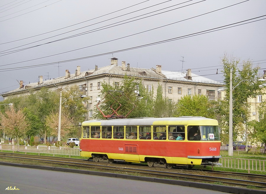 Волгоград, Tatra T3SU (двухдверная) № 5468