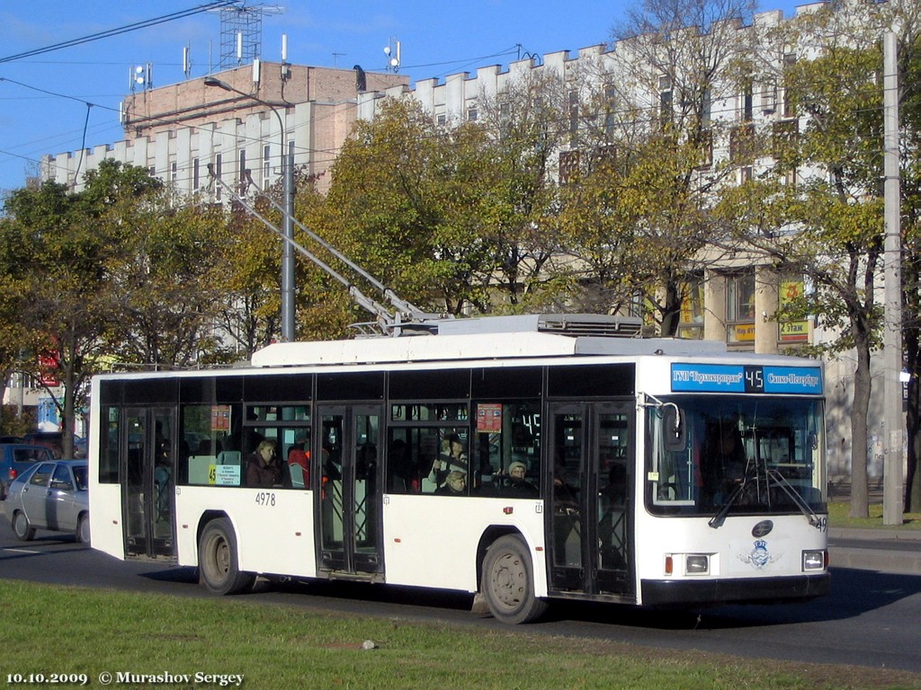 Санкт-Петербург, ВМЗ-5298.01 (ВМЗ-463) № 4978