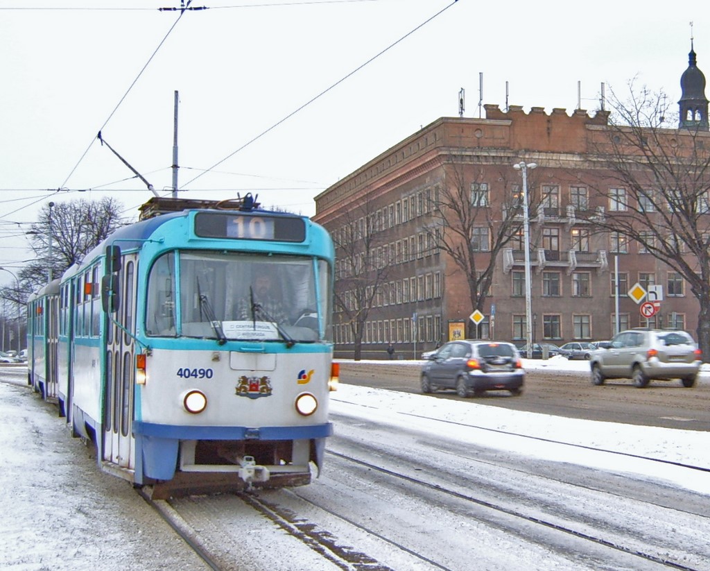 Рига, Tatra T3A № 40490