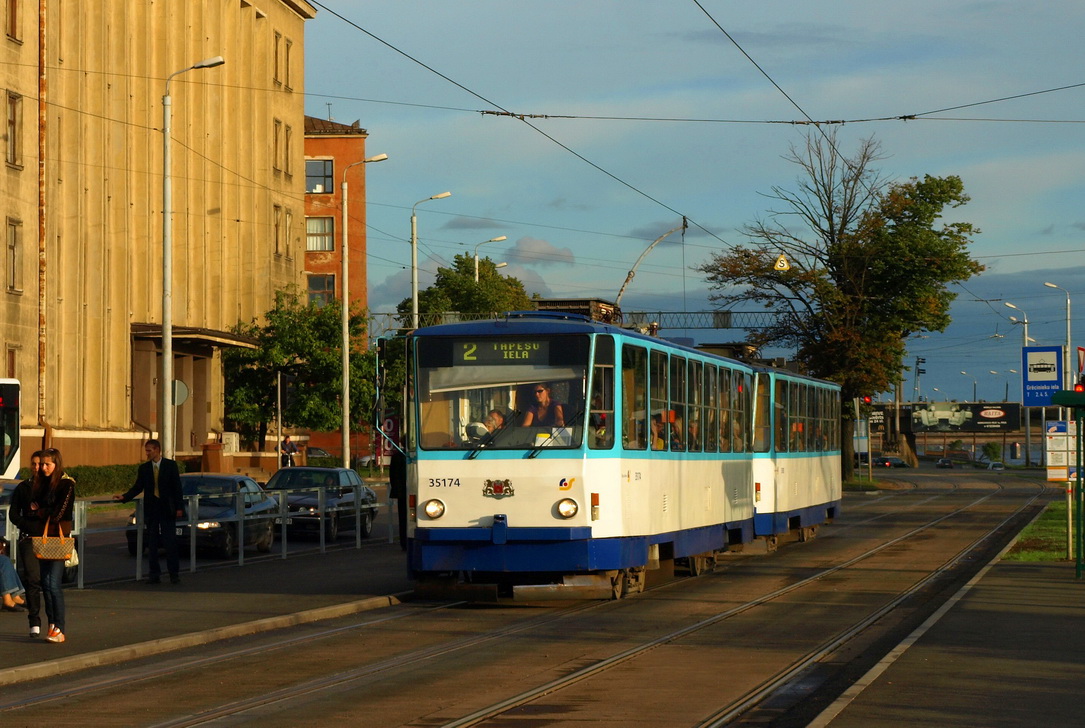 Рига, Tatra T3MR (T6B5-R) № 35174