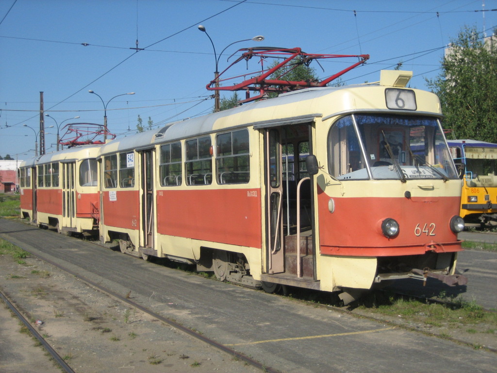 Екатеринбург, Tatra T3SU № 642