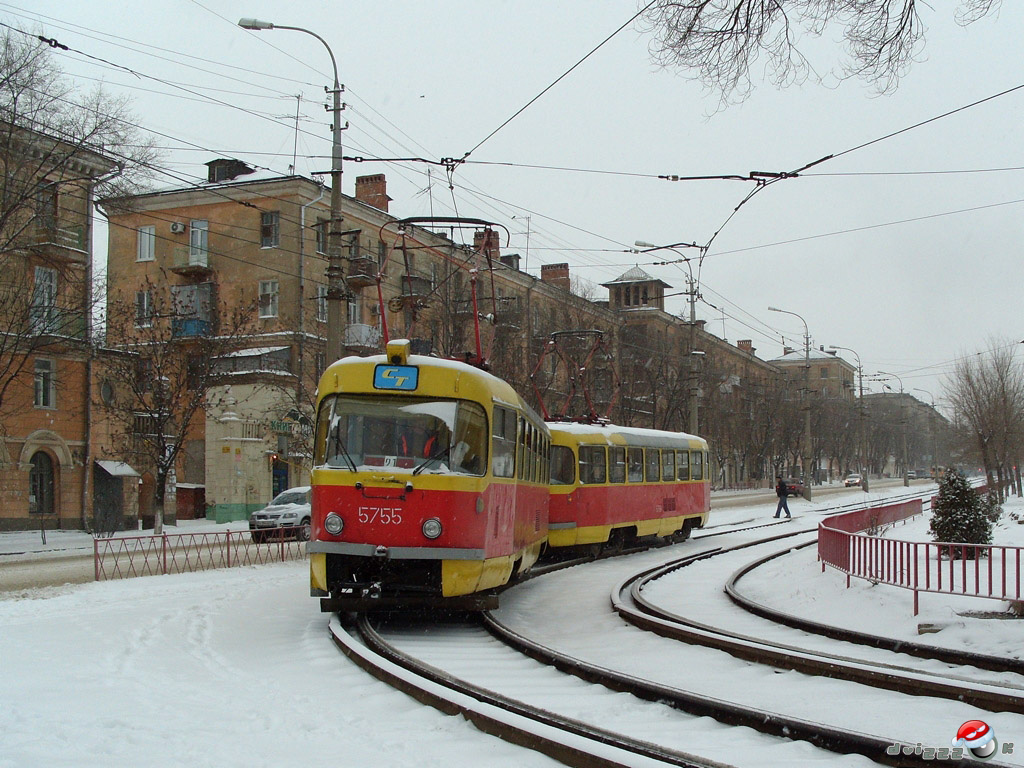 Волгоград, Tatra T3SU № 5755; Волгоград, Tatra T3SU № 5756