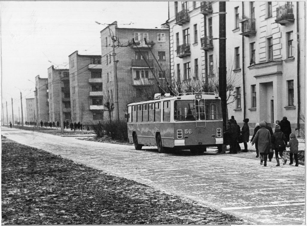 Тверь, ЗиУ-682Б № 56; Тверь — Старые фотографии (1917—1991); Тверь — Троллейбусные линии: Московский район