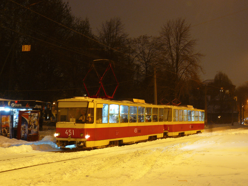 Запорожье, Tatra T6B5SU № 451