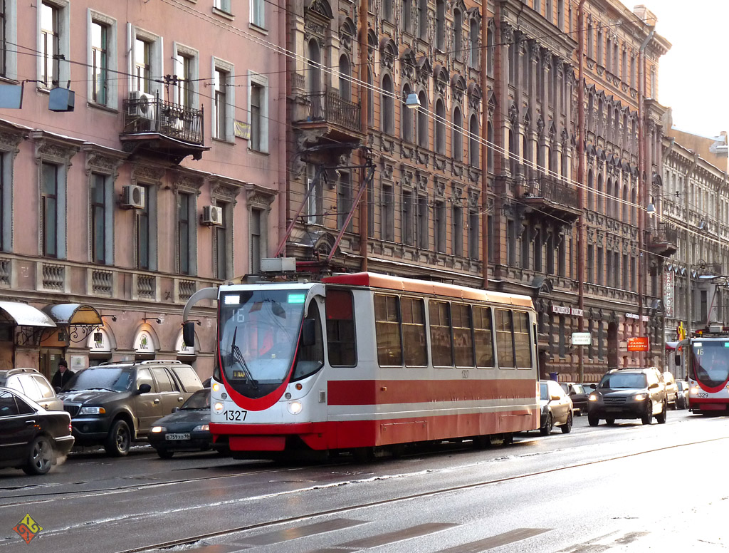 Санкт-Петербург, 71-134А (ЛМ-99АВН) № 1327 Санкт-Петербург, 71-134А (ЛМ-99АВН) № 1327