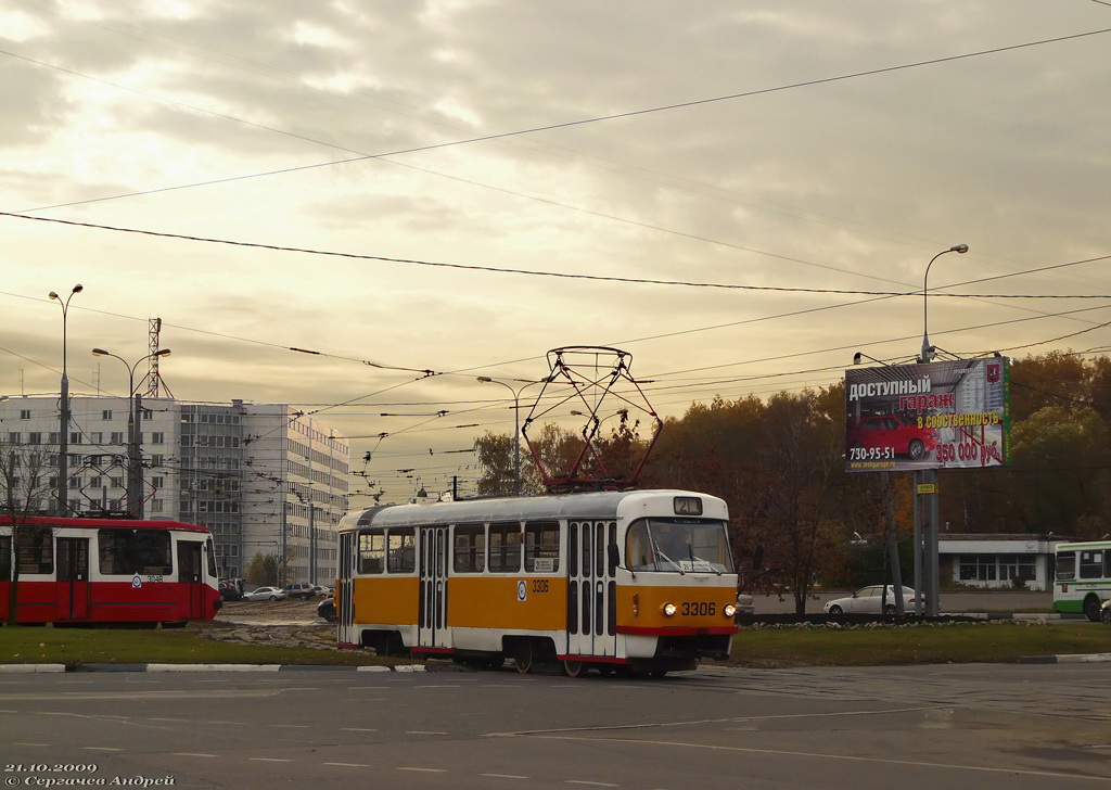Moskva, Tatra T3SU № 3306 Moskva, Tatra T3SU № 3306