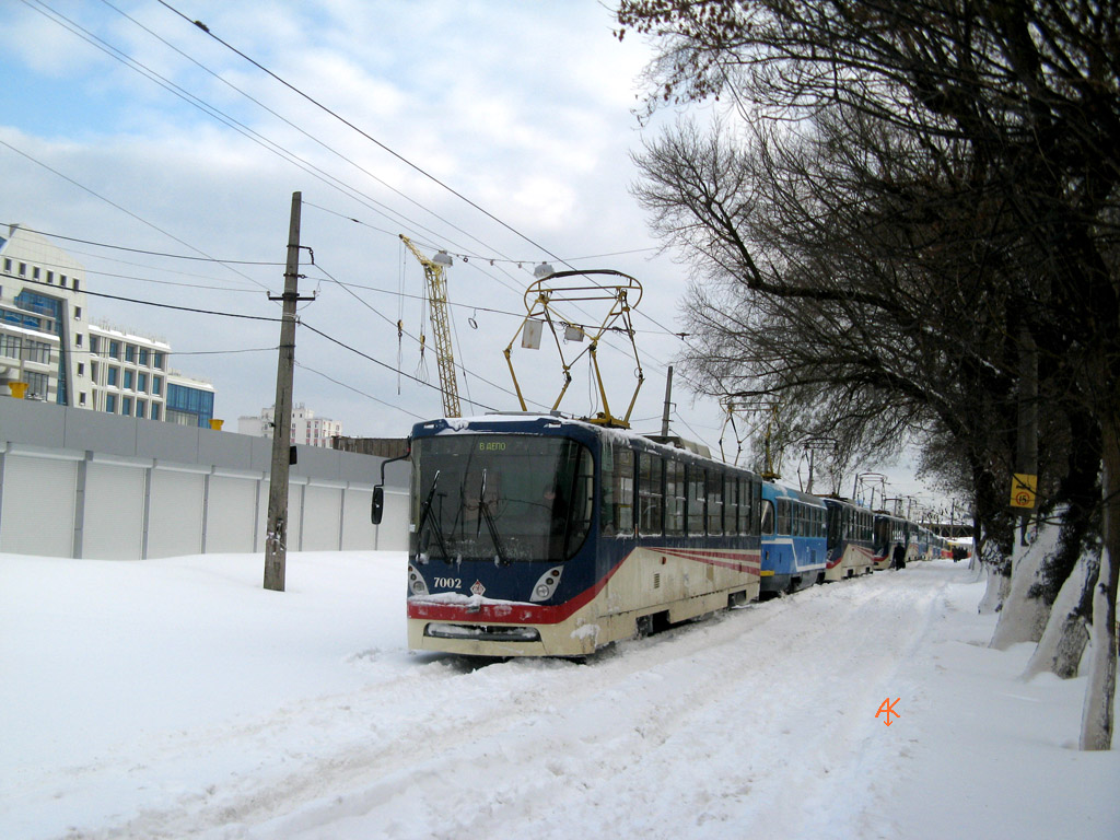 Одесса, К1 № 7002; Одесса — 15.12.2009 — Снегопад и его последствия