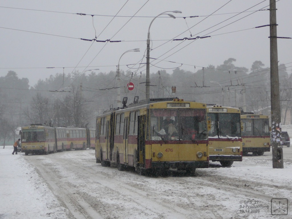 Киев, Škoda 15Tr02/6 № 476; Киев — Конечные станции и кольца