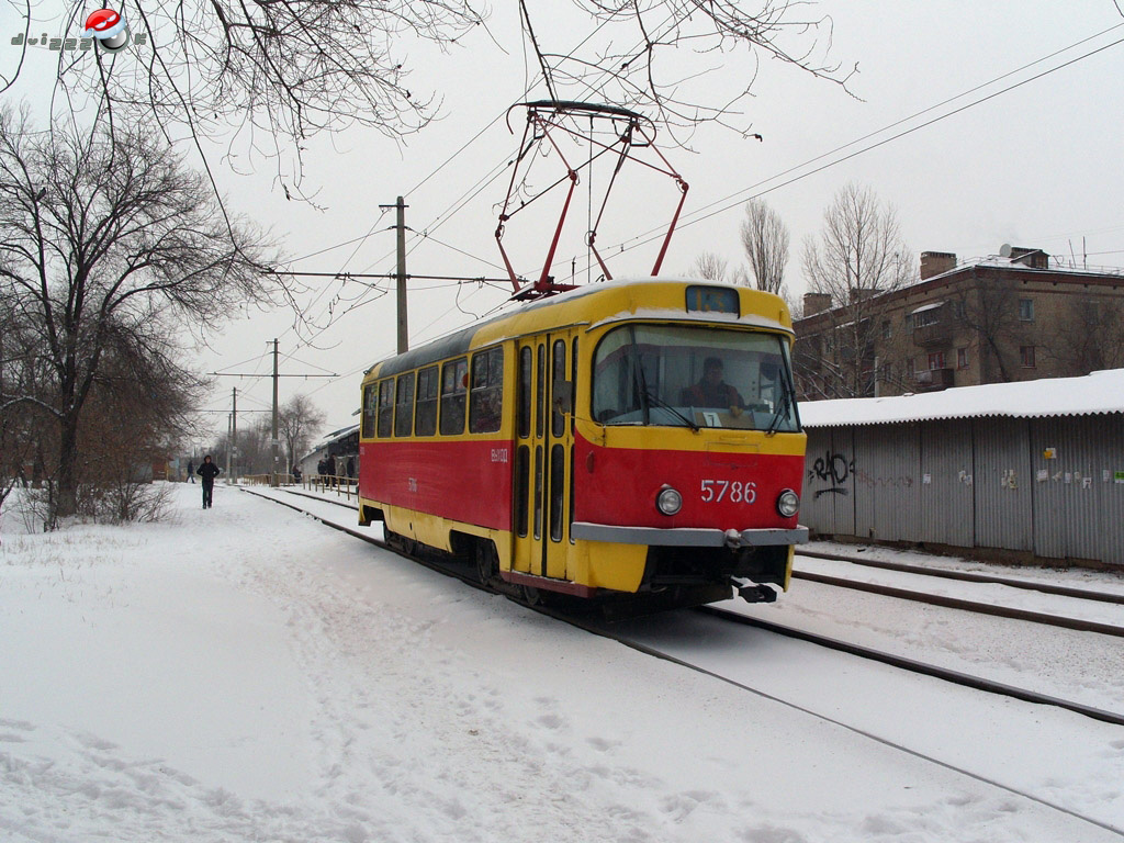 Волгоград, Tatra T3SU (двухдверная) № 5786