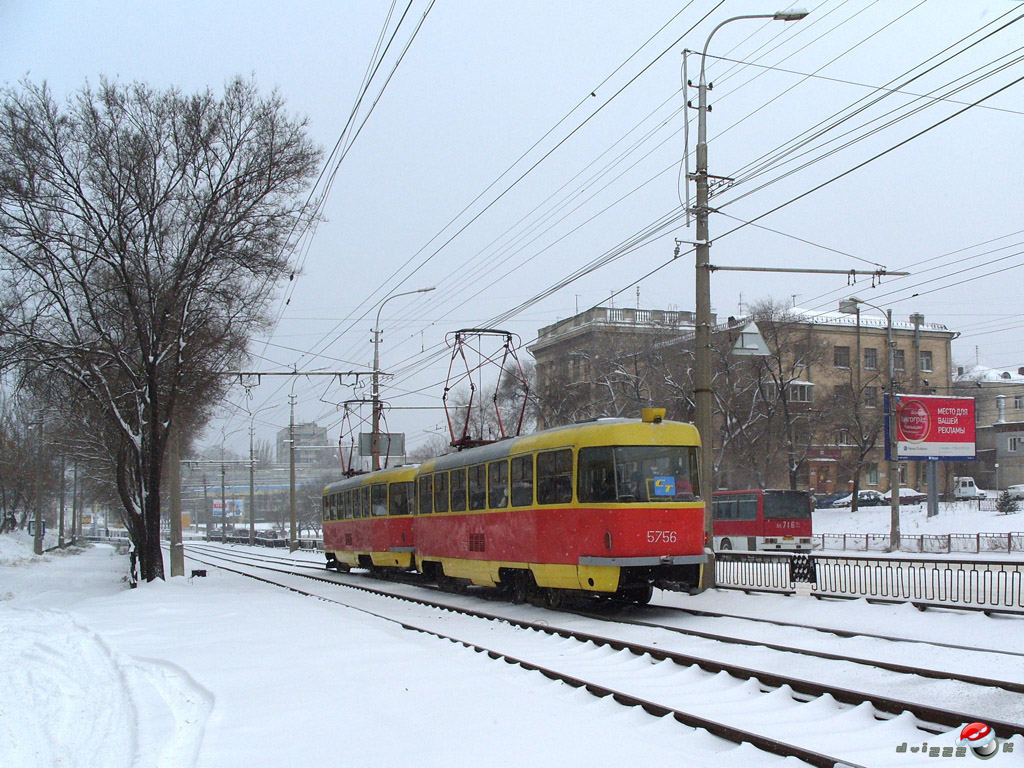 Волгоград, Tatra T3SU № 5755; Волгоград, Tatra T3SU № 5756