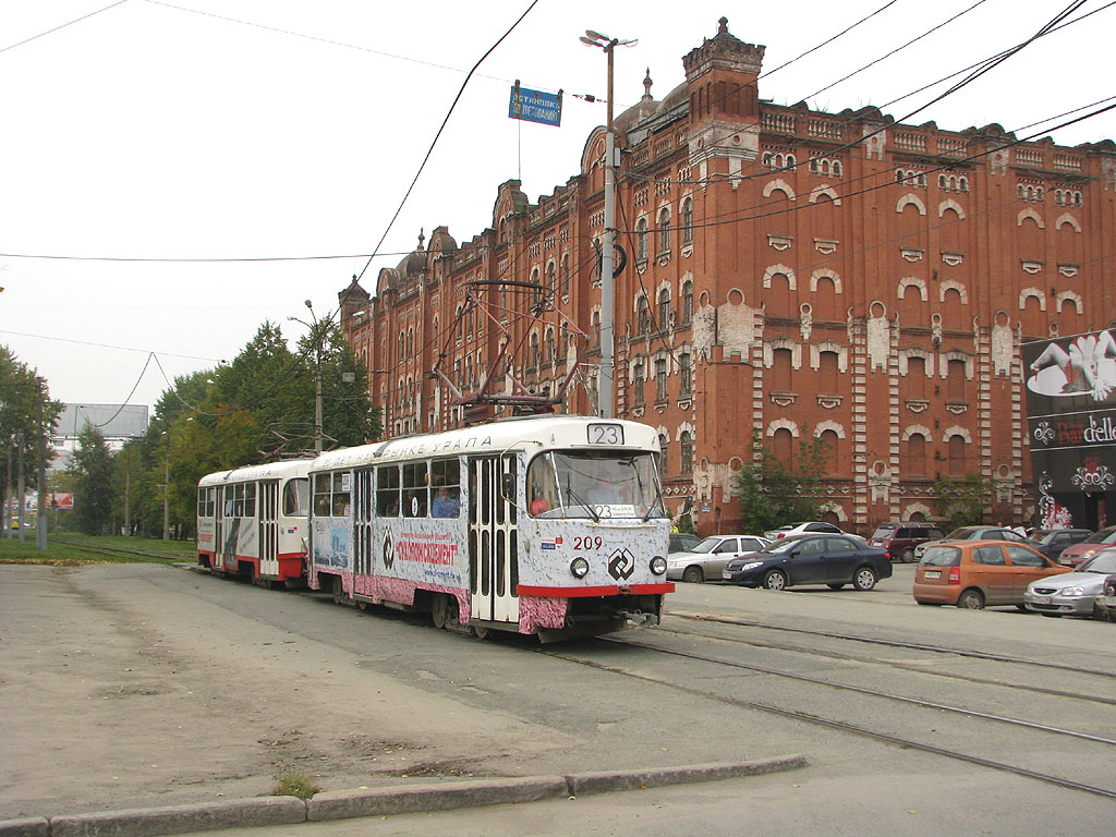 Екатеринбург, Tatra T3SU № 209