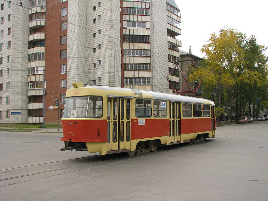 Екатеринбург, Tatra T3SU № 356