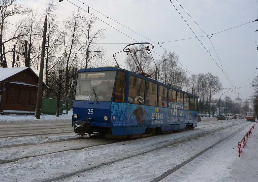 Тверь, Tatra T6B5SU № 25; Тверь — Трамвайные линии: Пролетарский район