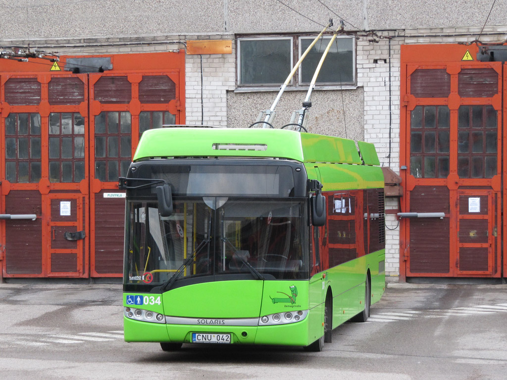 Каунас, Solaris Trollino III 12 AC № 034