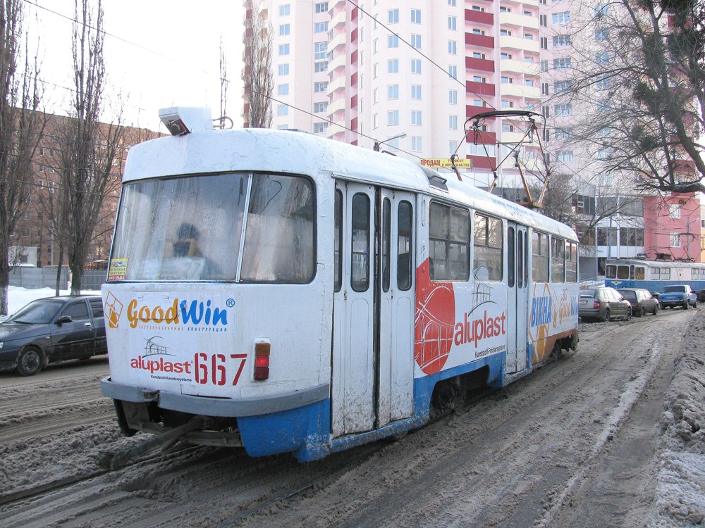 Харьков, Tatra T3SU № 667