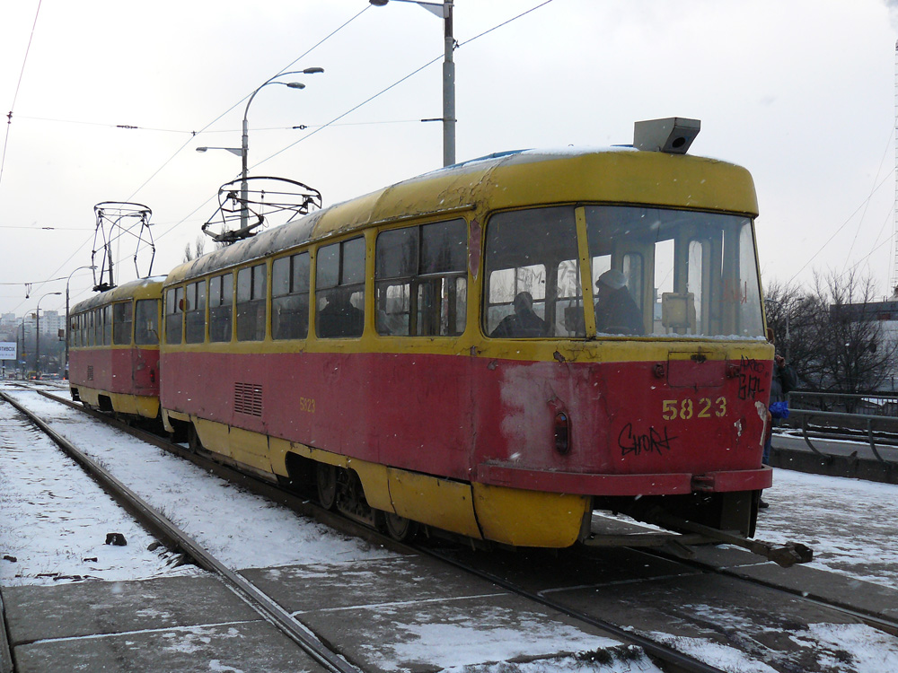 Киев, Tatra T3SU № 5823