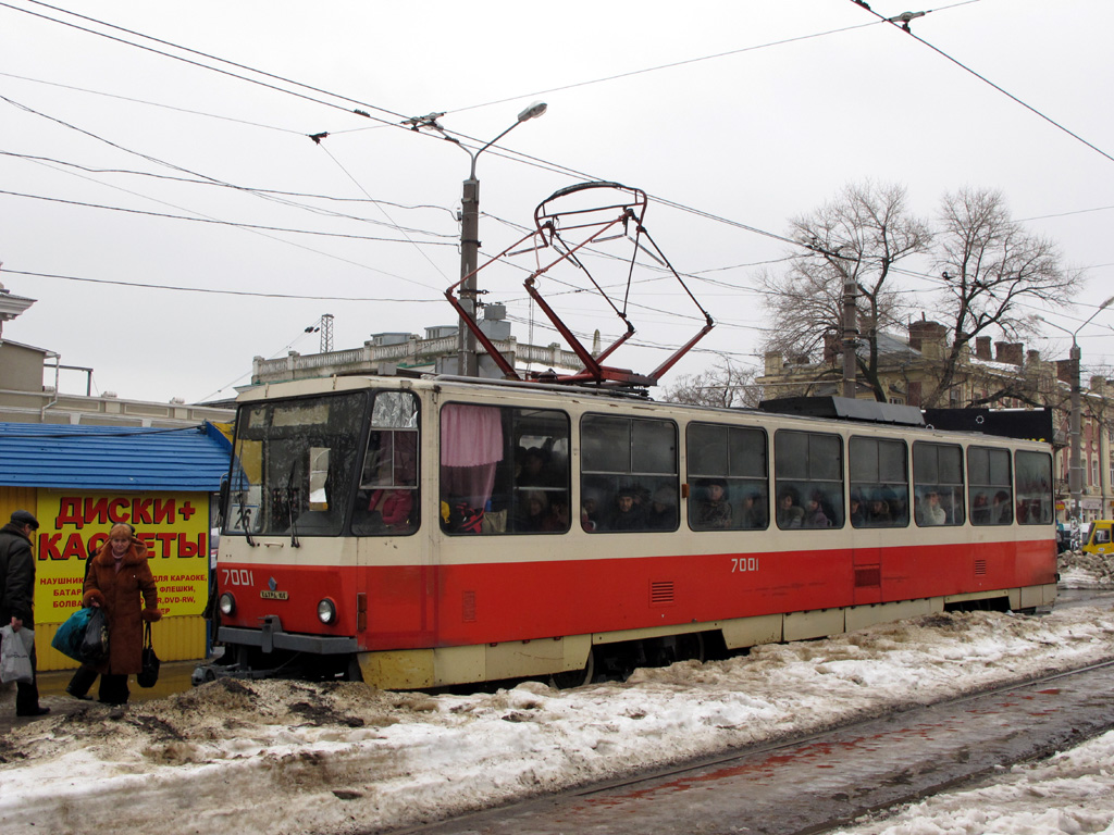 Одесса, Татра-Юг Т6Б5 № 7001