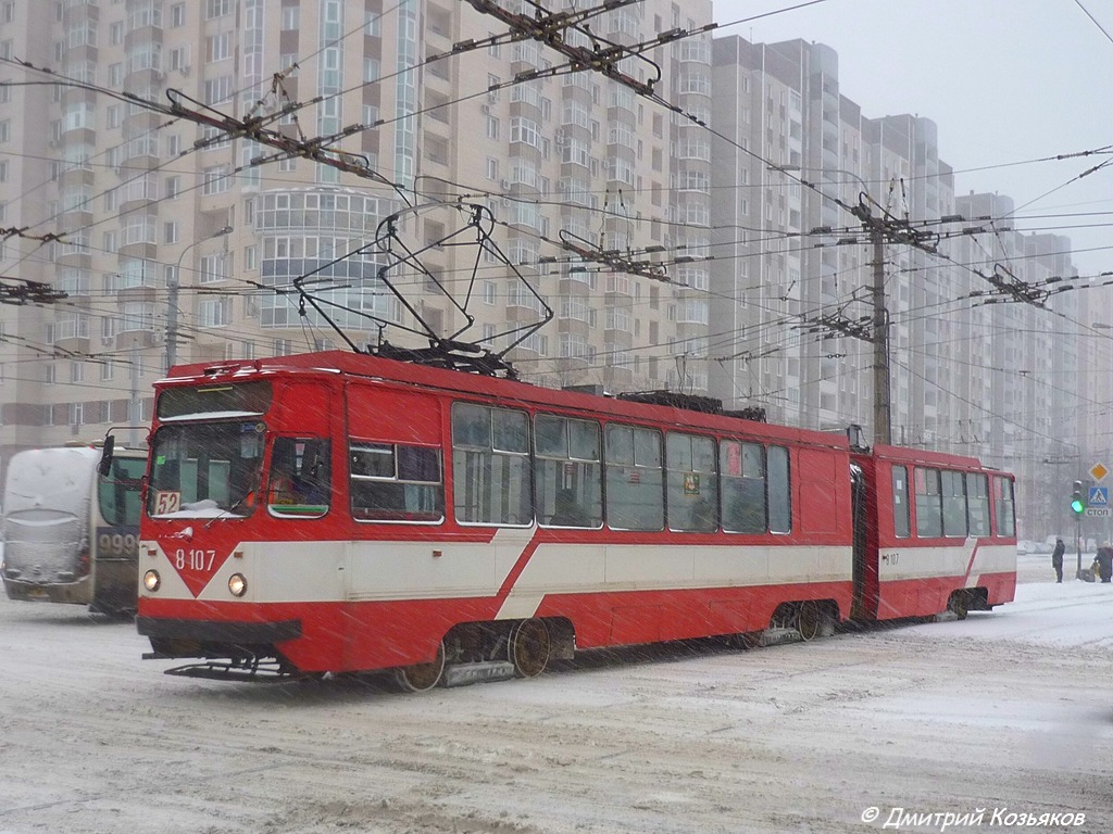 Санкт-Петербург, 71-147К (ЛВС-97К) № 8107 Санкт-Петербург, 71-147К (ЛВС-97К) № 8107