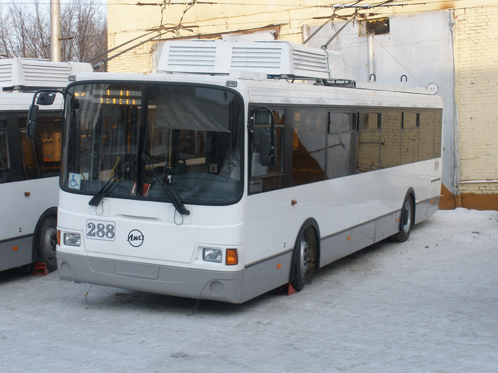 Омбы, LiAZ-52803 № 288; Омбы — 24.12.2009  — Presentation of new trolleybuses LiAZ-52803
