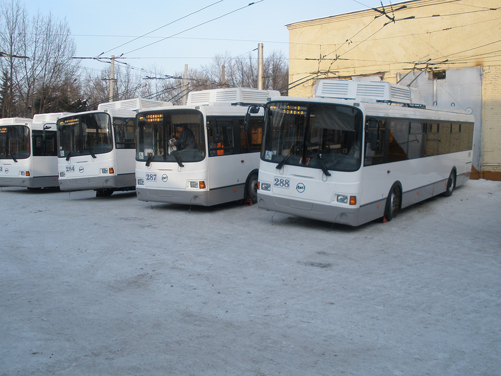 Омск, ЛиАЗ-52803 № 288; Омск — 24.12.2009 — Презентация новых троллейбусов ЛиАЗ-52803