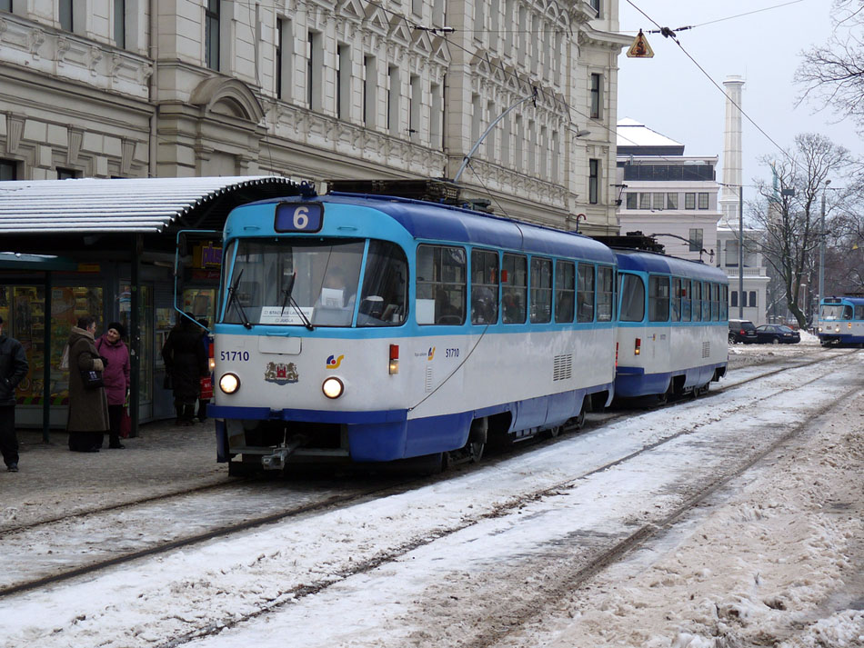 Рига, Tatra T3A № 51710