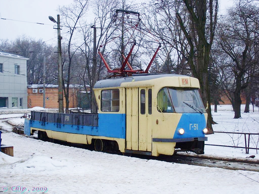 Днепр, Tatra T3SU (двухдверная) № Г-51