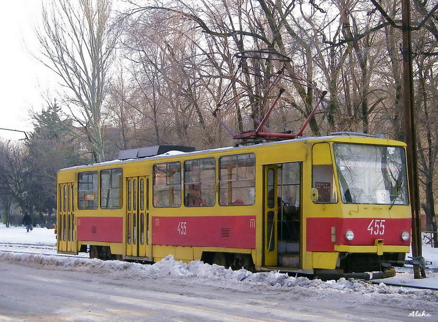 Запорожье, Tatra T6B5SU № 455