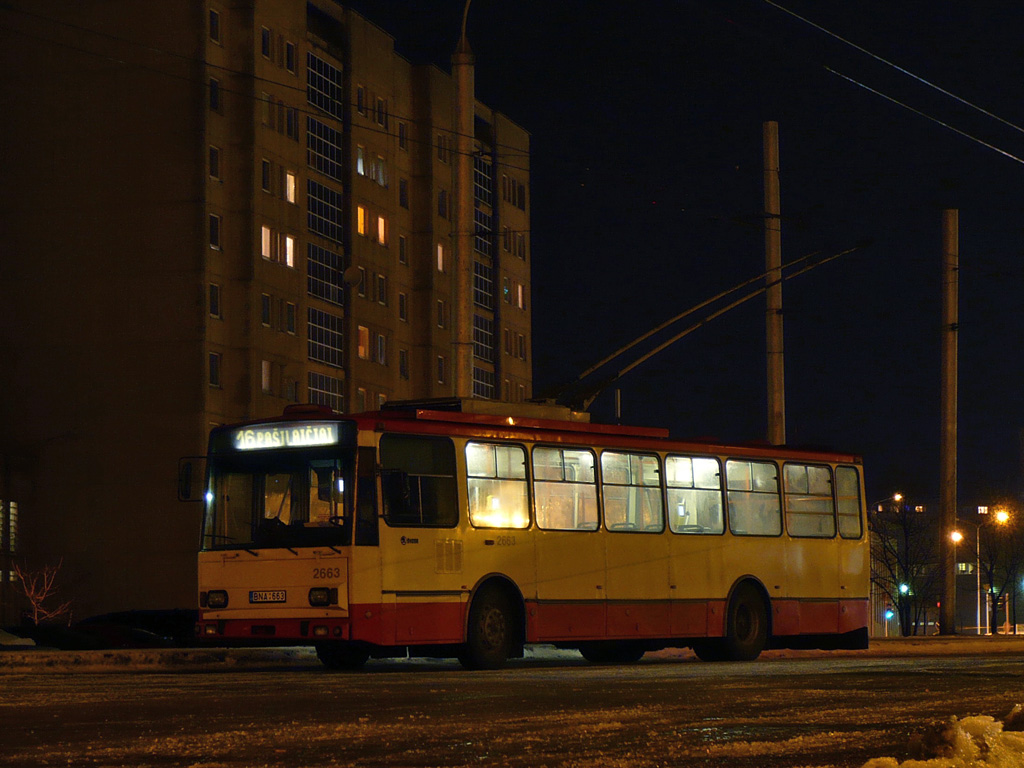 Вильнюс, Škoda 14Tr17/6M № 2663