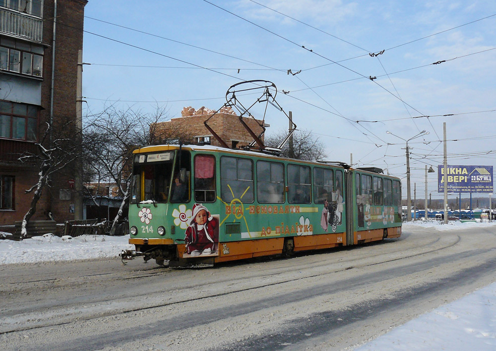 Винница, Tatra KT4SU № 214