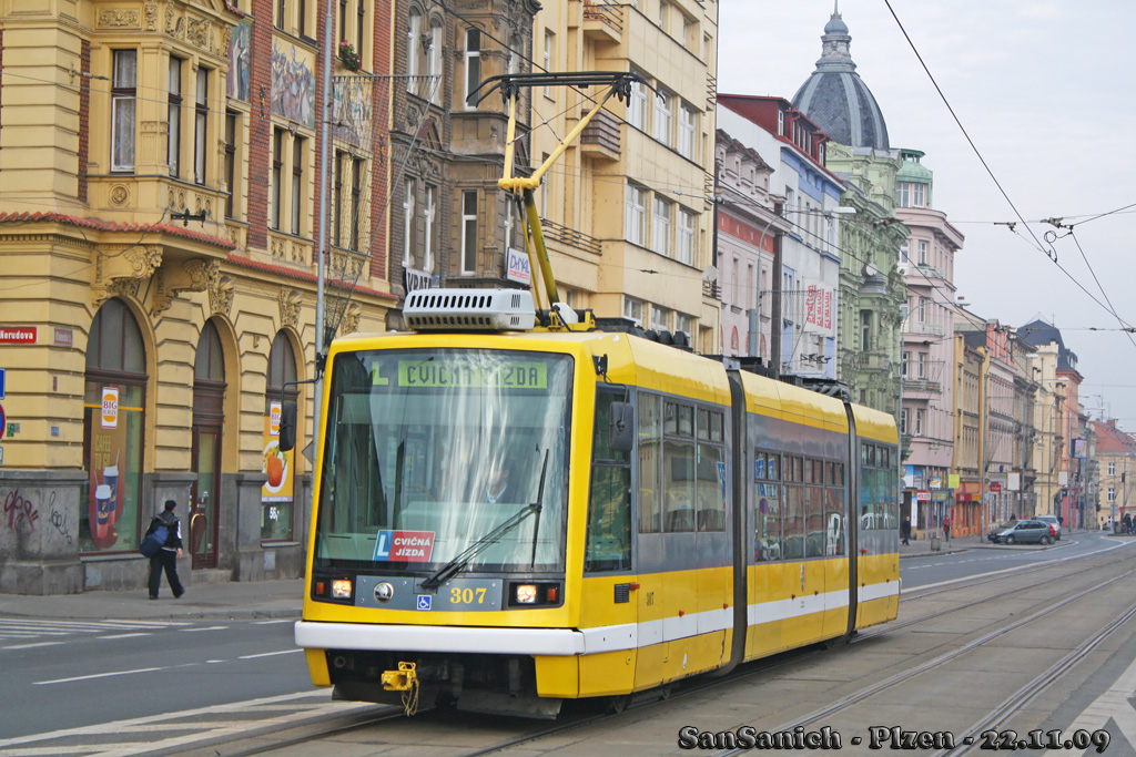 Пльзень, Škoda 03T3 Astra № 307