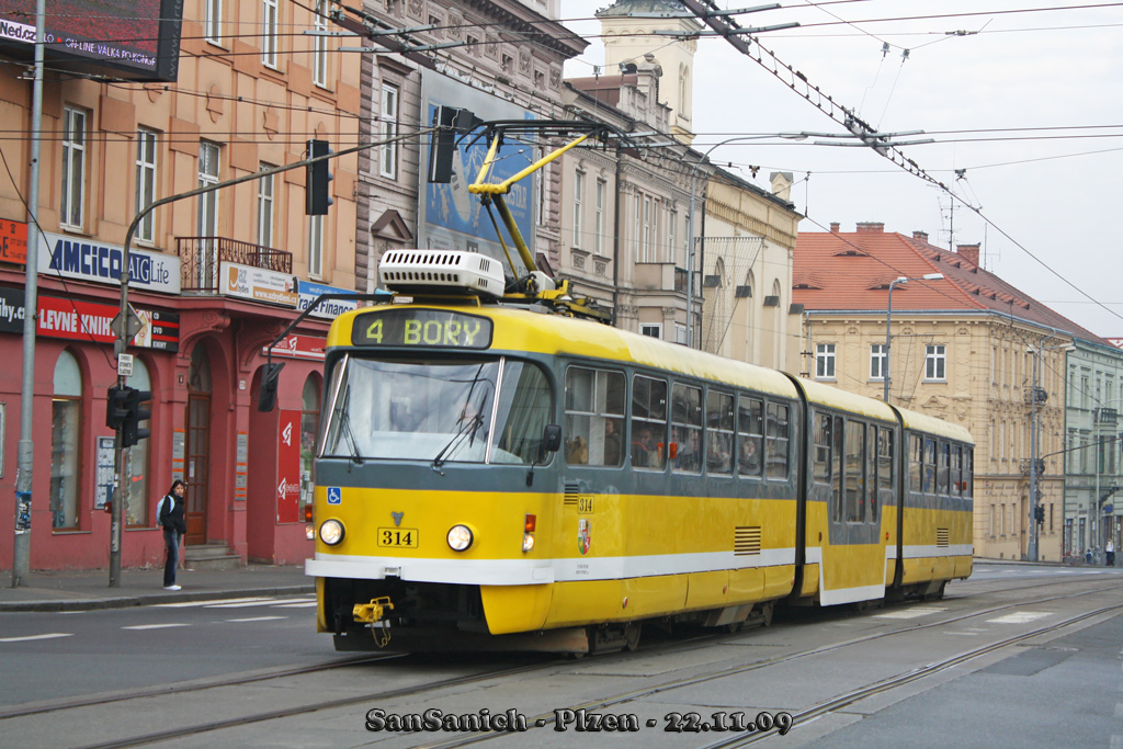 Пльзень, Tatra K3R-NT № 314