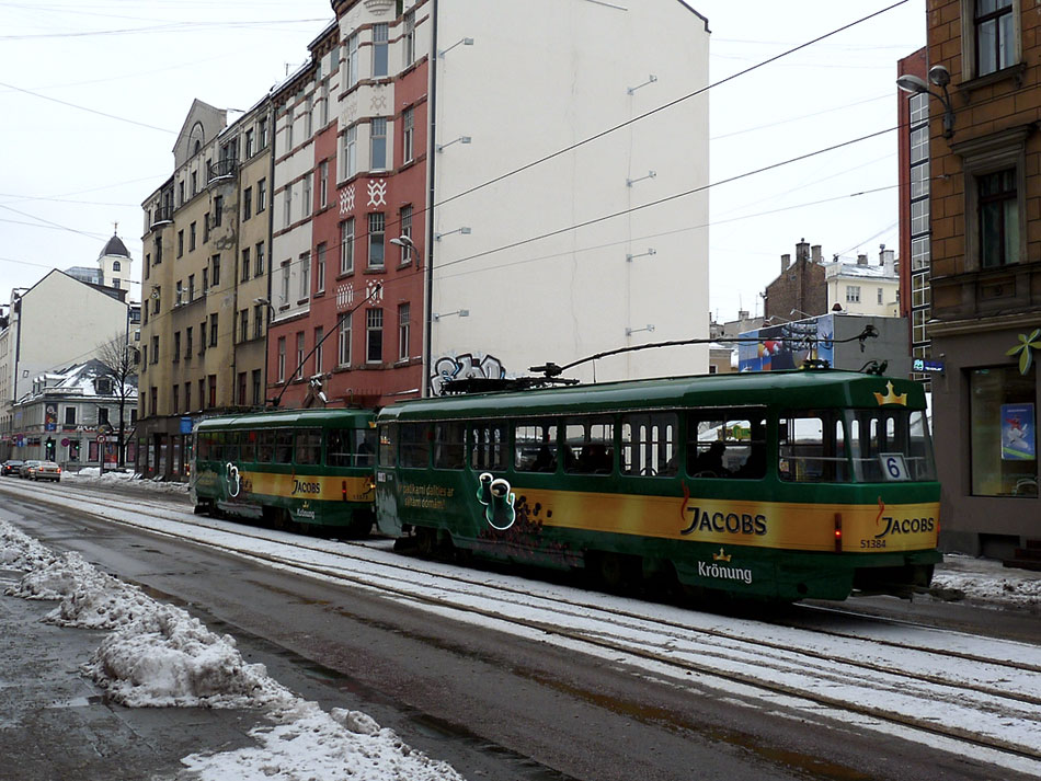 Рига, Tatra T3A № 51384