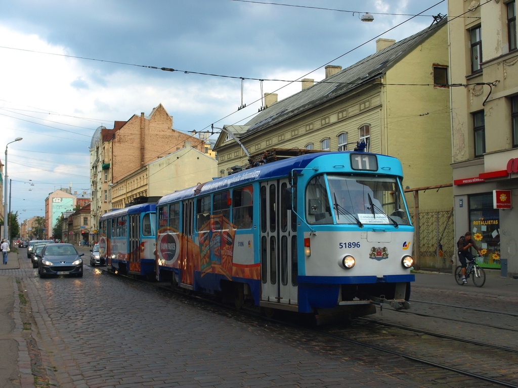 Riga, Tatra T3A Br. 51896