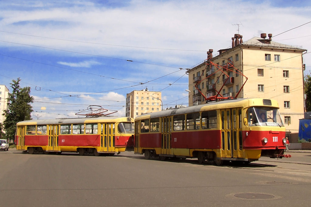 特维尔, Tatra T3SU # 111; 特维尔 — Tver tramway in the early 2000s (2002 — 2006)