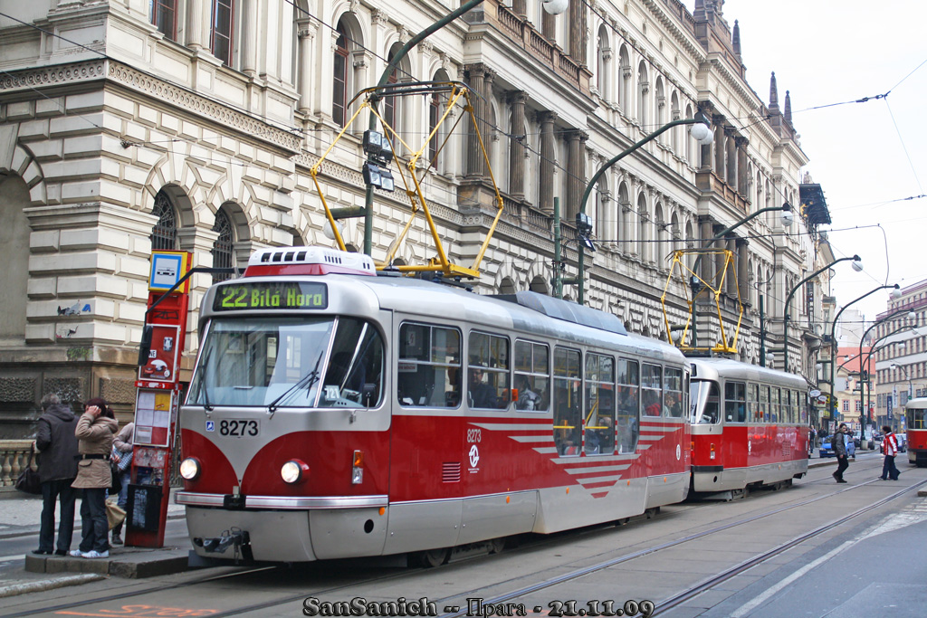 Прага, Tatra T3R.PLF № 8273